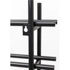 Porte-bouteilles Cape Town noir 45x136cm