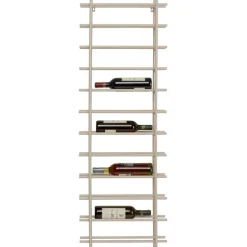 Porte-bouteilles Cape Town gris clair 45x136cm