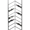 Porte-bouteilles mural Bistro double 70x160cm