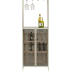 Porte-bouteilles Porto Bar greige 60x170cm