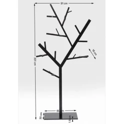 Portemanteau Technical Tree noir