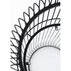 Porte-plantes Wire noir 70cm