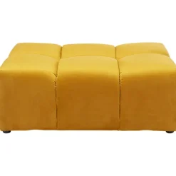 Pouf Belami velours ambre