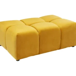 Pouf Belami velours ambre