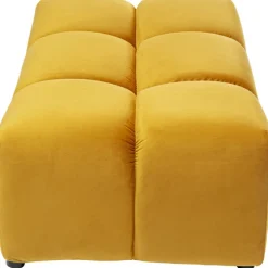 Pouf Belami velours ambre