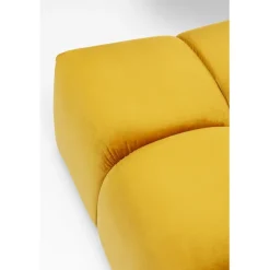 Pouf Belami velours ambre