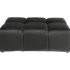 Pouf Belami velours gris