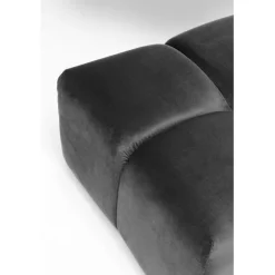 Pouf Belami velours gris