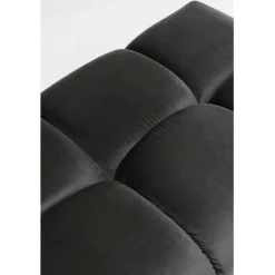 Pouf Belami velours gris