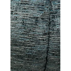 Pouf Fiori bleu Ø52cm