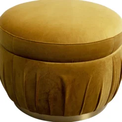 Pouf Nube jaune Ø56cm