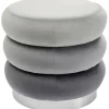 Pouf Sandwich gris Ø45cm