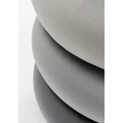 Pouf Sandwich gris Ø45cm