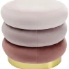 Pouf Sandwich mauve Ø45cm