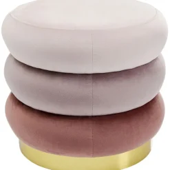 Pouf Sandwich mauve Ø45cm