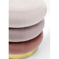 Pouf Sandwich mauve Ø45cm