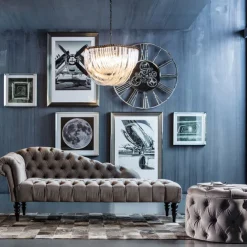 Recamière Desire gris argenté