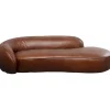 Recamière Wonder cuir marron 250cm