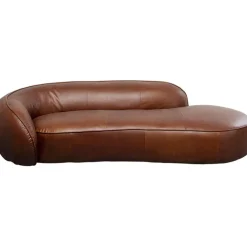 Recamière Wonder cuir marron 250cm