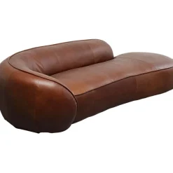 Recamière Wonder cuir marron 250cm