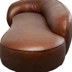Recamière Wonder cuir marron 250cm