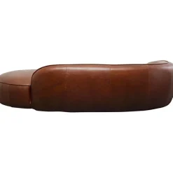 Recamière Wonder cuir marron 250cm
