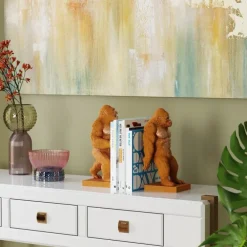 Serre-livres Gorilla orange (2/set)