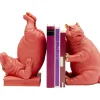 Serre-livres Hippo fuchsia (2/set)