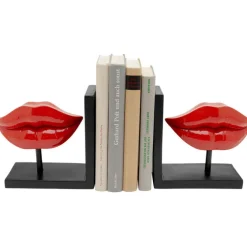 Serre-livres Lips rouge (2/Set)