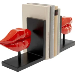 Serre-livres Lips rouge (2/Set)