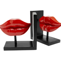 Serre-livres Lips rouge (2/Set)