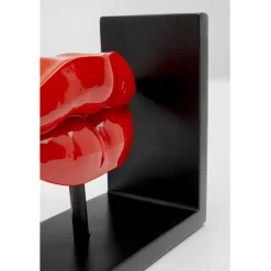 Serre-livres Lips rouge (2/Set)