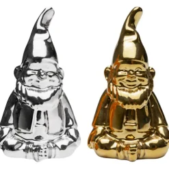 Set sel et poivre Gnome argenté-doré (2/Set)