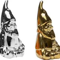 Set sel et poivre Gnome argenté-doré (2/Set)