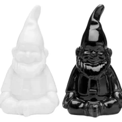 Set sel et poivre Gnome noir-blanc (2/Set)