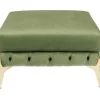 Stool Bellissima velours vert 80cm