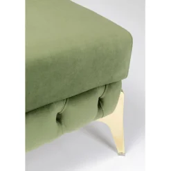 Stool Bellissima velours vert 80cm