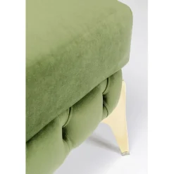 Stool Bellissima velours vert 80cm