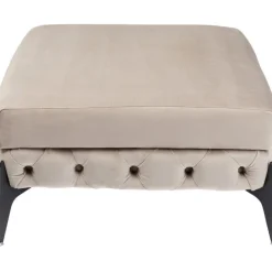 Stool Bellissima velours taupe 80cm