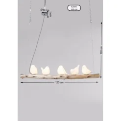 Suspension Animal Dining Birds 120cm