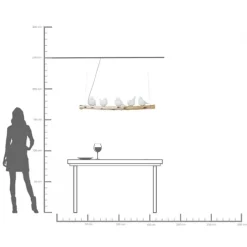 Suspension Animal Dining Birds 120cm