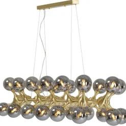 Suspension Atomic Balls laiton 140cm