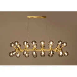 Suspension Atomic Balls laiton 140cm