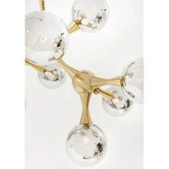 Suspension Atomic Balls laiton 190cm