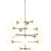 Suspension Bulb Fiction 20 argenté Ø102cm