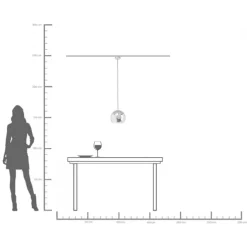 Suspension Caldaia Argent Ø25cm