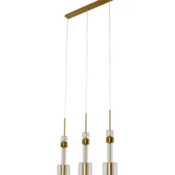 Suspension Candy Bar doré 70cm