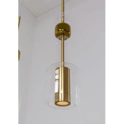 Suspension Candy Bar doré 70cm