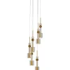 Suspension Candy Bar doré Ø44cm