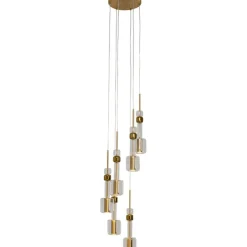 Suspension Candy Bar doré Ø44cm